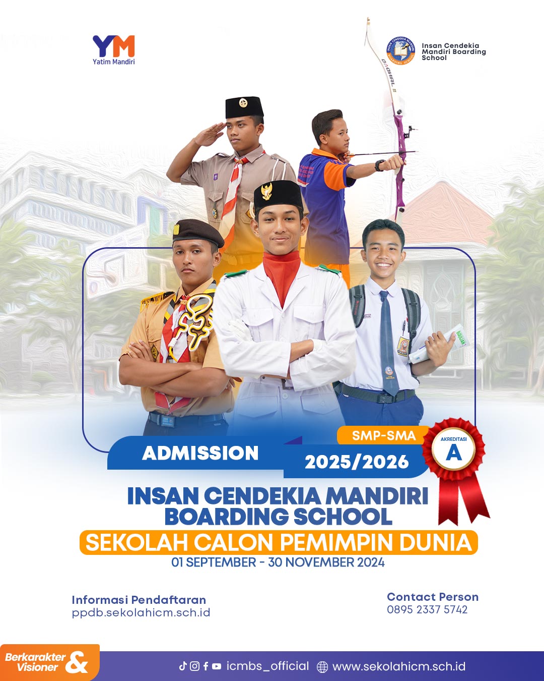 PPDB Insan Cendekia Mandiri Boarding School Tahun Ajaran 2025-2026 Telah Dibuka!